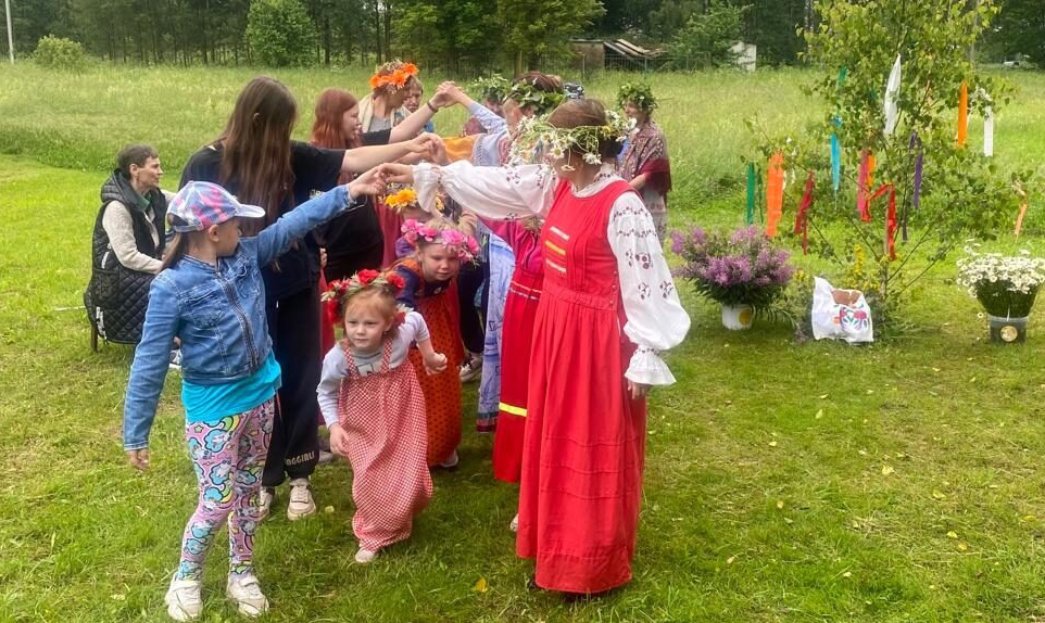 Светлый праздник Троица в селе Вороново Рогнединского района