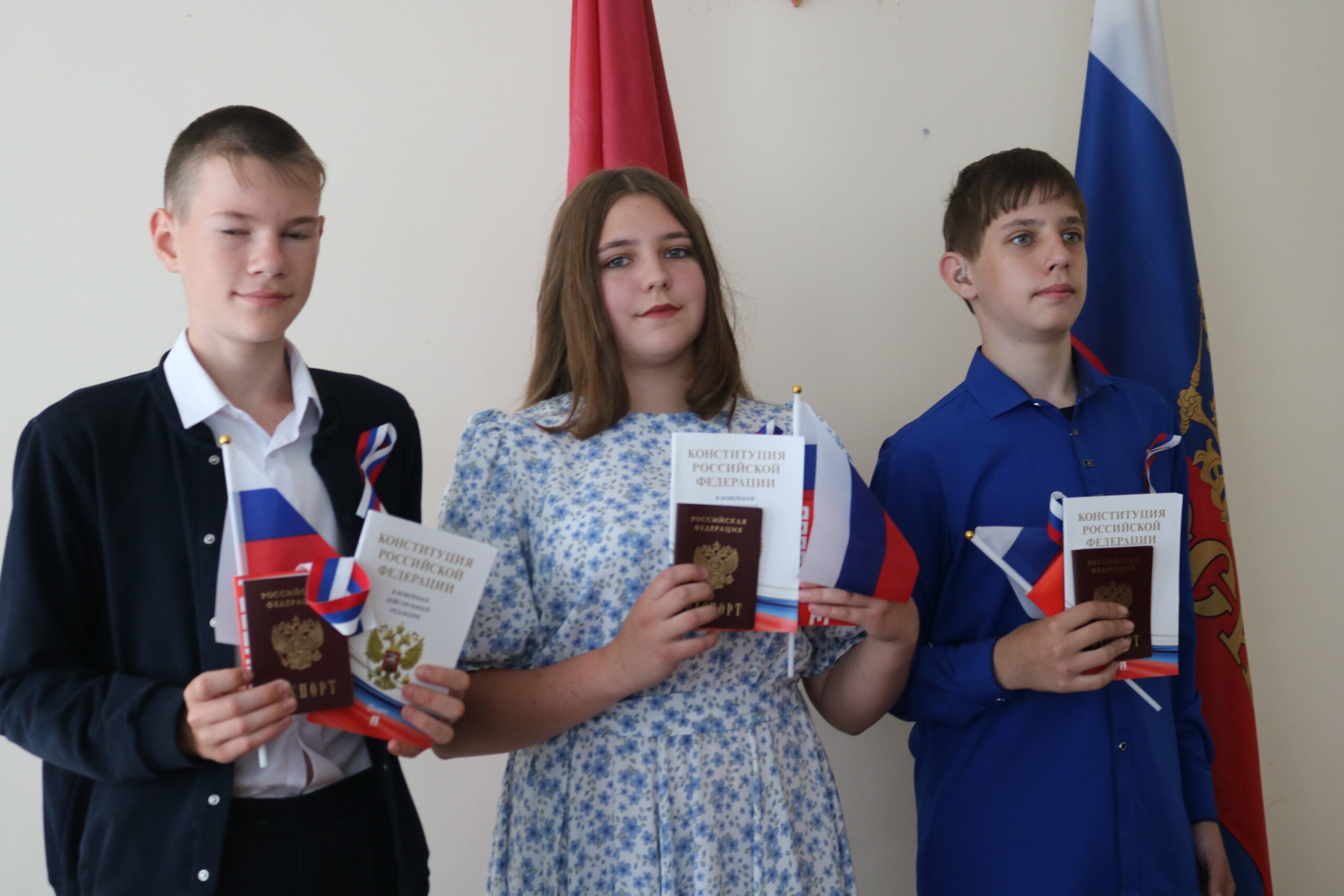 Юным жителям Рогнединского района вручили паспорта