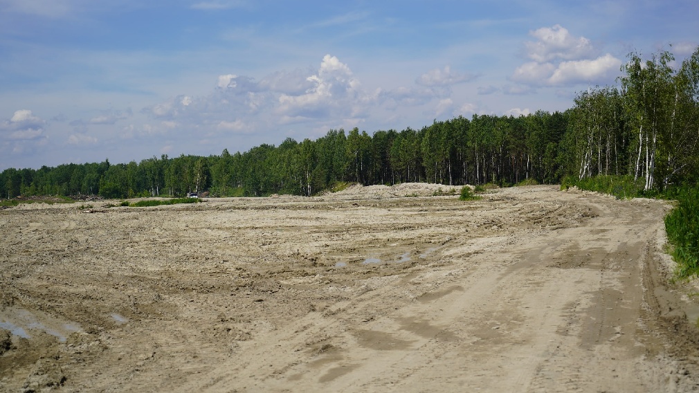 В поселке Большое Полпино Брянской области продолжается строительство полигона по утилизации твердых коммунальных отходов