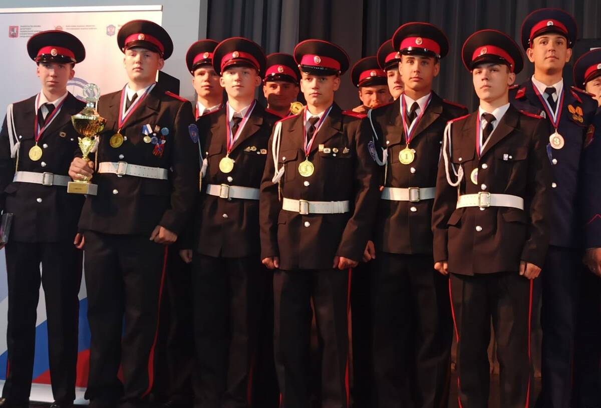 Стародубские кадеты заняли первое место в региональном этапе Всероссийской спартакиады допризывной казачьей молодёжи