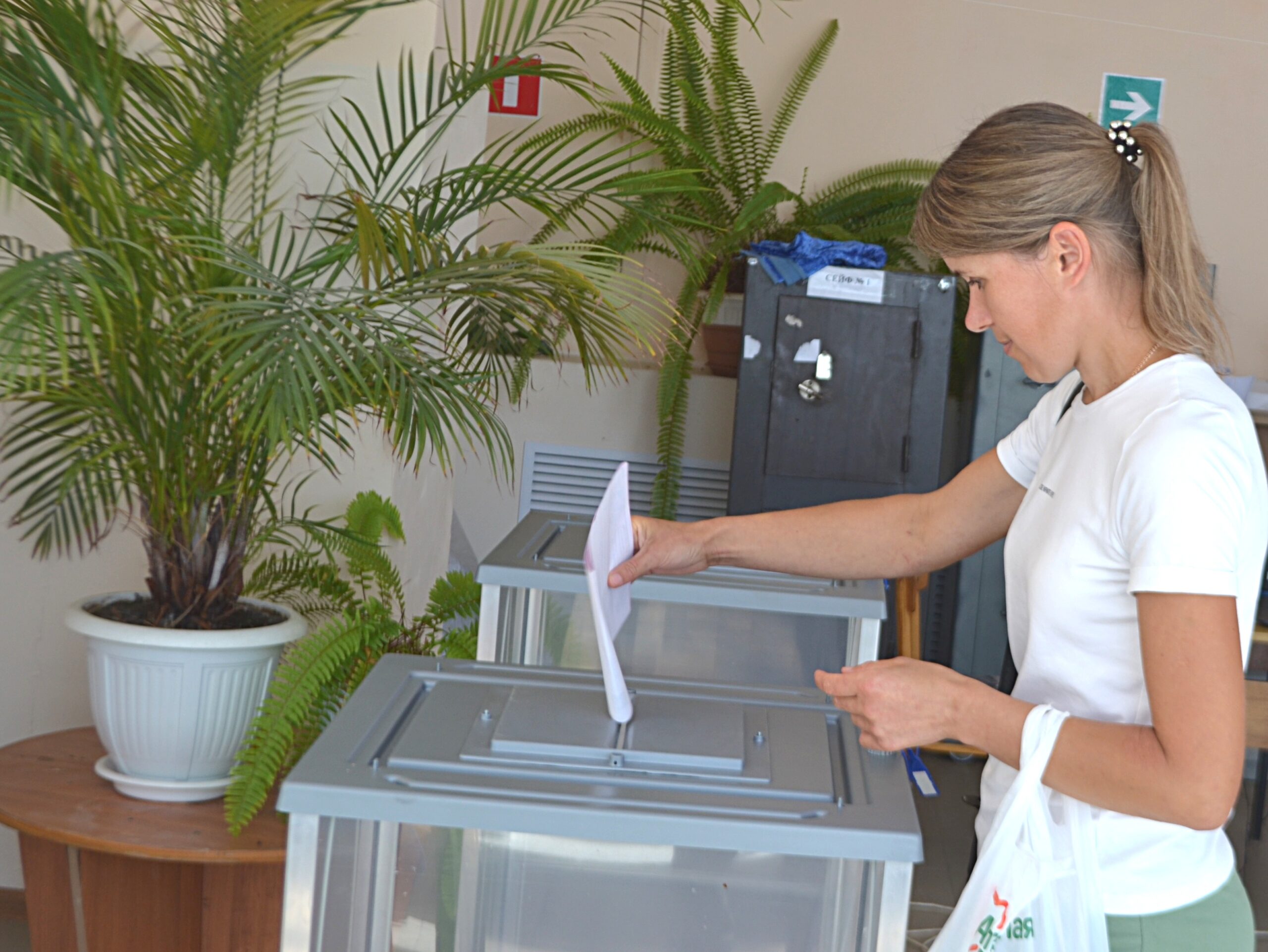 Рогнединский  избирательный участок работает планомерно, в штатном режиме