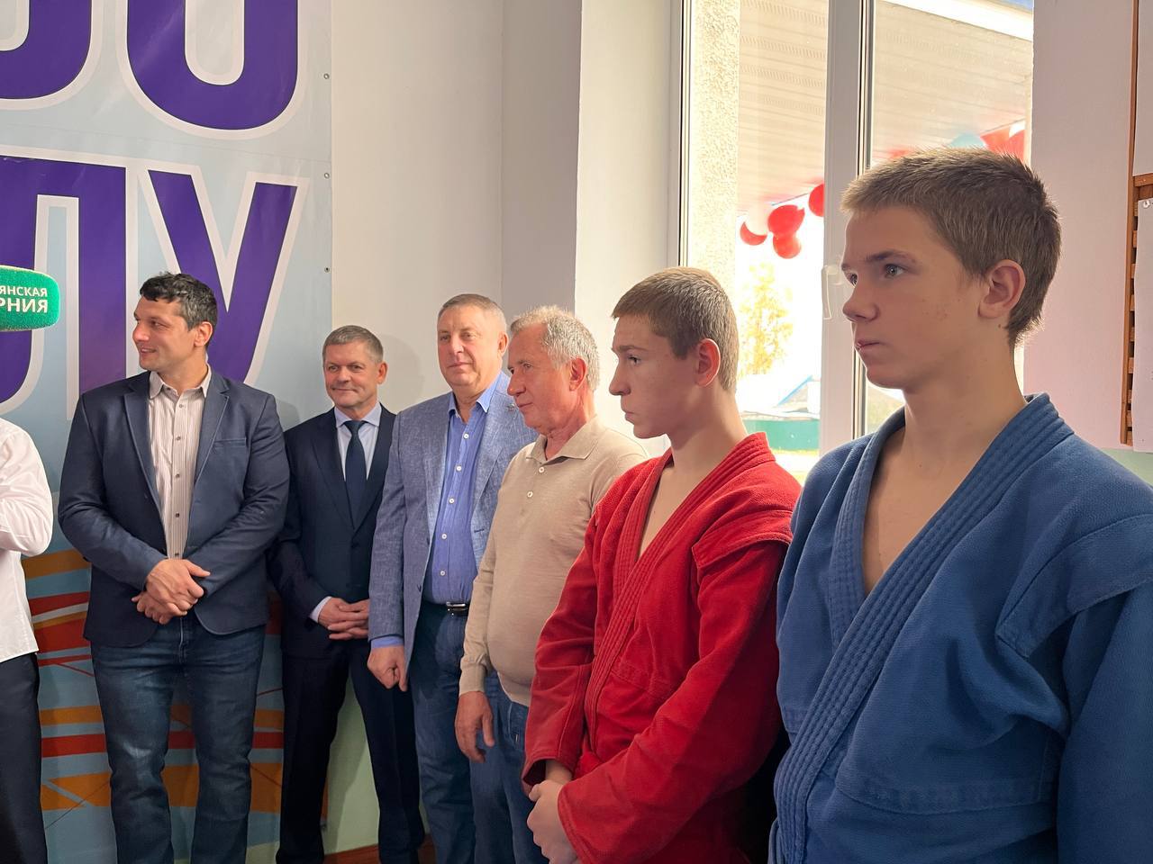 В селе Алешенка Навлинского района открыли спортивную секцию по самбо