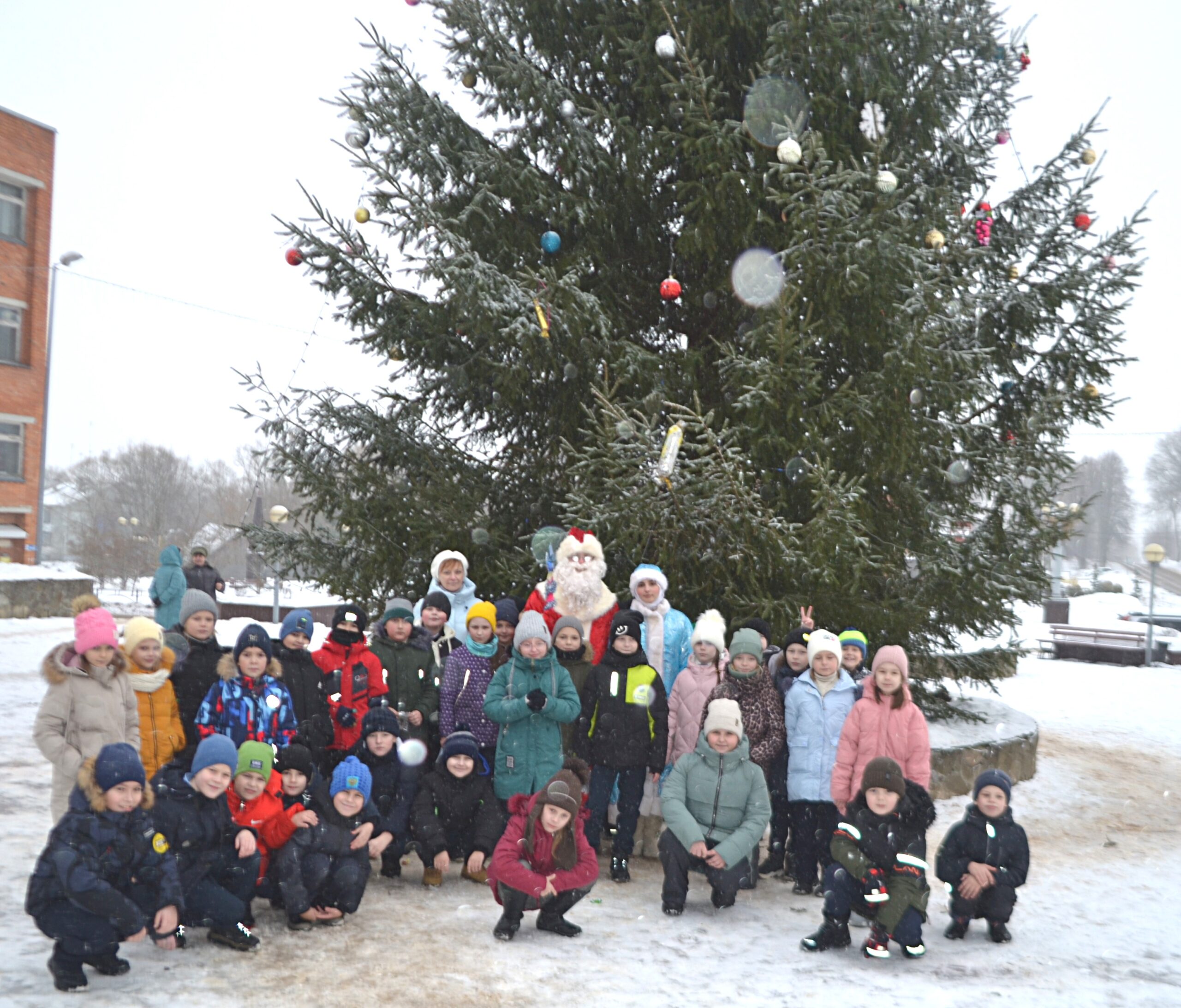 Открытие главной ёлки. Рогнедино.