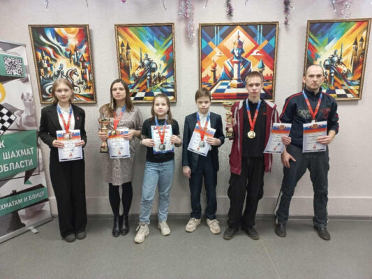 Шахматисты из Унечи стали победителями и призерами Чемпионата Брянской области по блицу