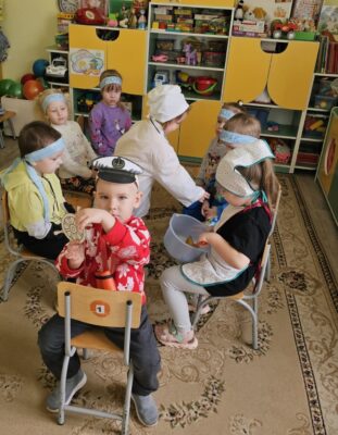 Для воспитанников Дубровской № 1 СОШ прошла сюжетно-ролевая игра «Моряки»