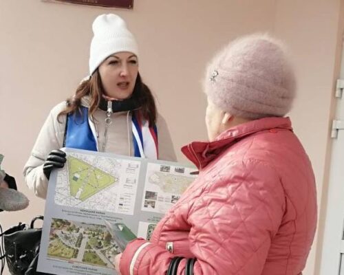 Пять лет волонтеры участвуют в проведении Всероссийского голосования за выбор объектов благоустройства