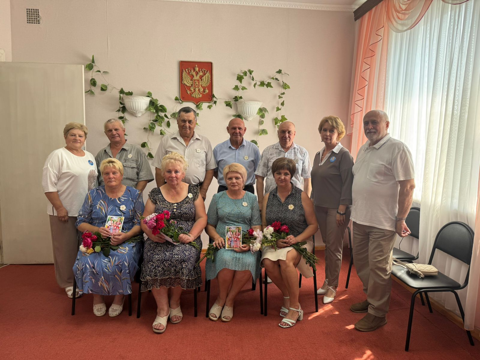 Поздравили семейные пары