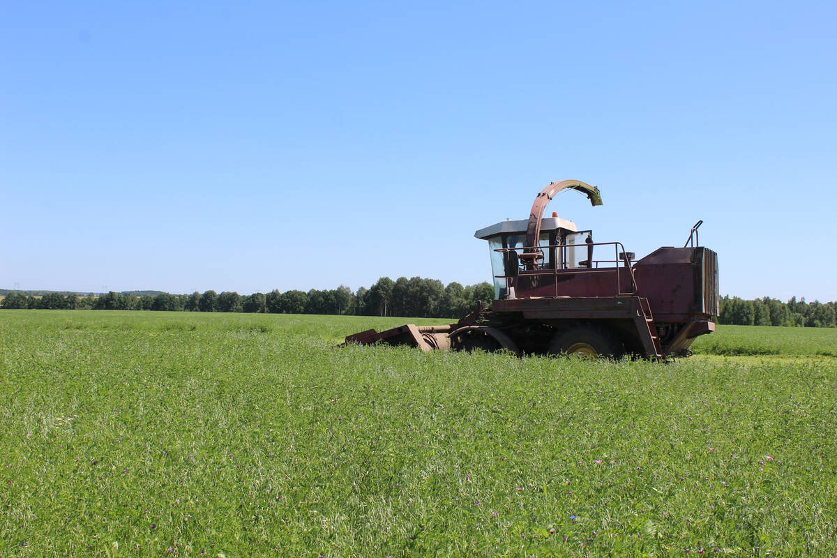 В Комаричском районе продолжается заготовка сенажа