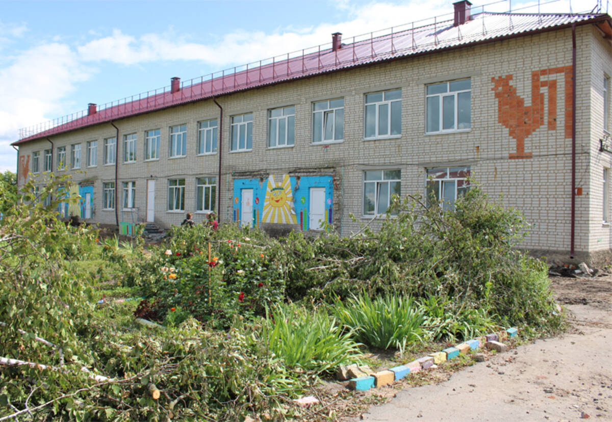 В брянском селе Меленск продолжается капитальный ремонт детского сада «Солнышко»