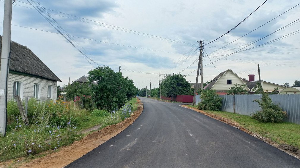 В Жуковке Брянской области отремонтировали улицу Гоголя