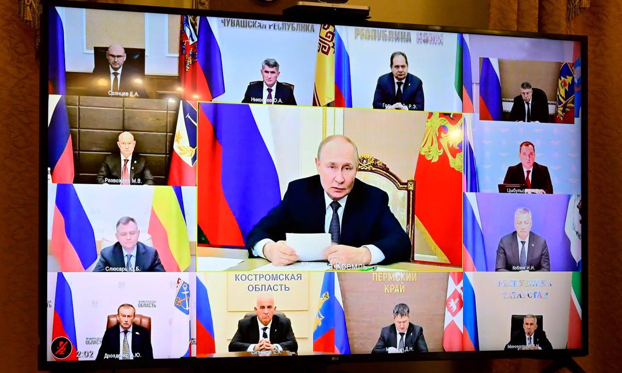 Брянский губернатор принял участие в совещании, которое провёл Президент Владимир Путин с избранными главами регионов