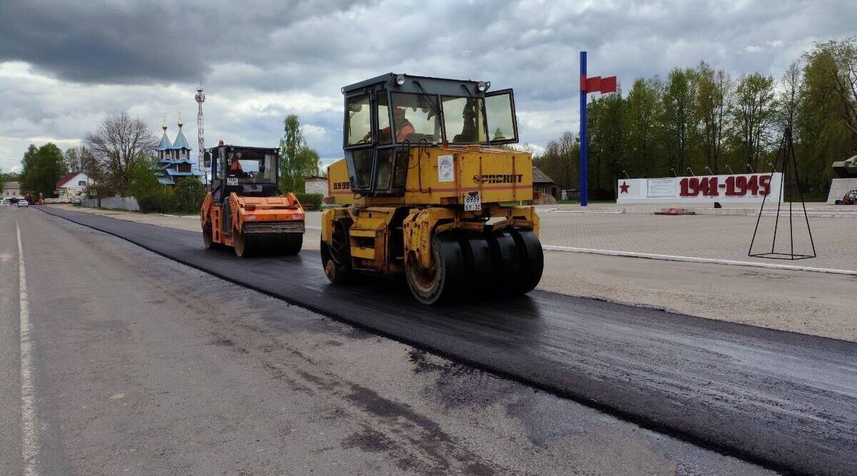 В Клетнянском районе в 2025 году провели ремонт дорог местного и регионального значения