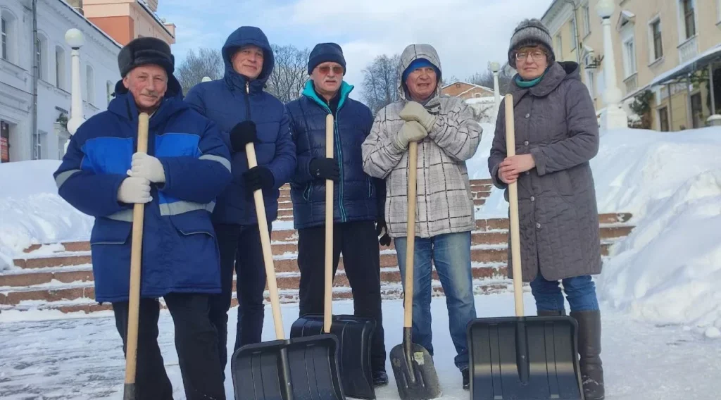 В Брянске состоялась очередная акция «Снежный десант»