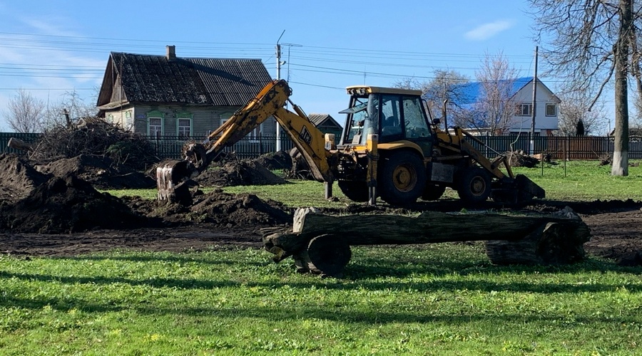 В брянском Стародубе началась масштабная реконструкция парка имени Рубца
