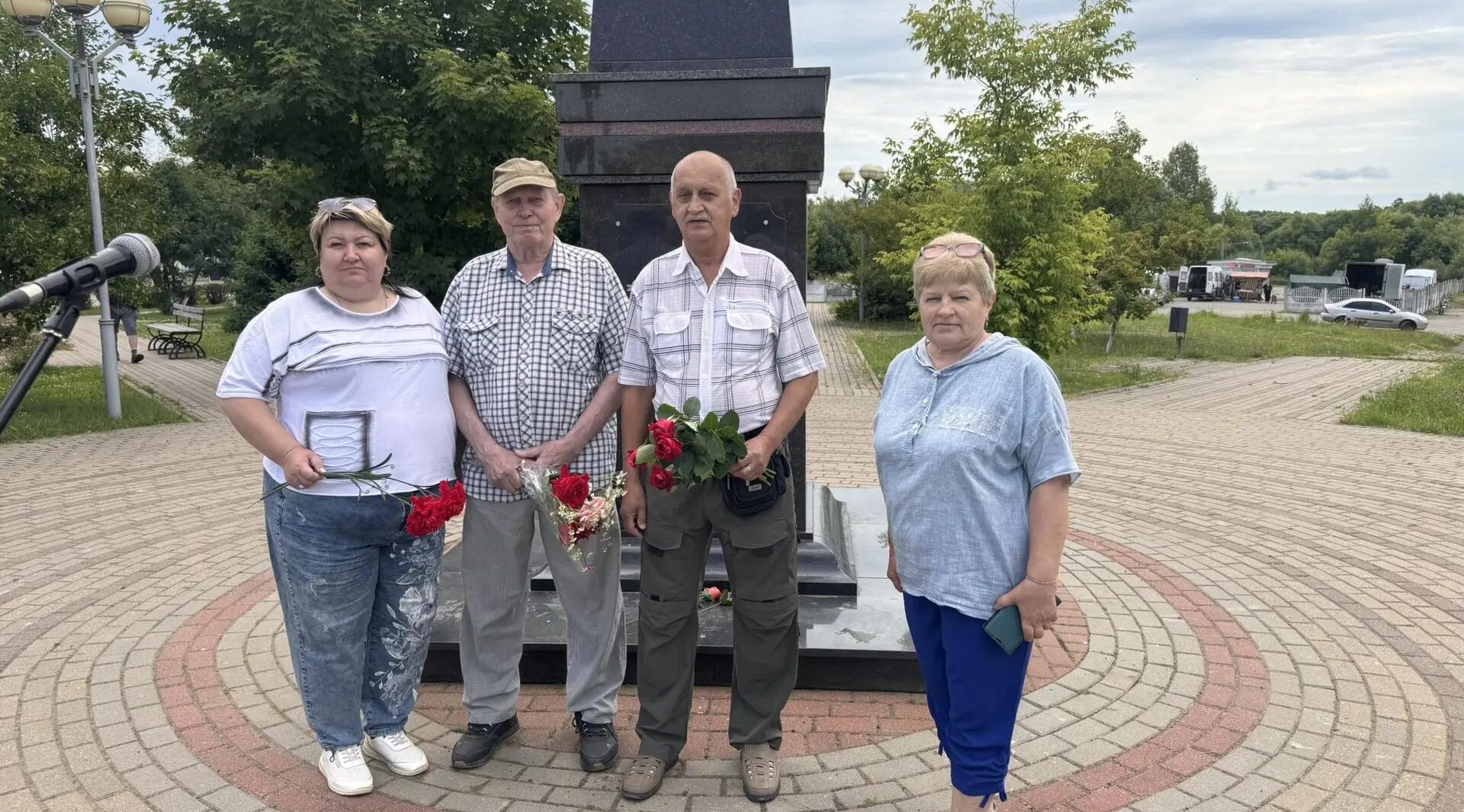 В Рогнедино почтили память партизан и подпольщиков