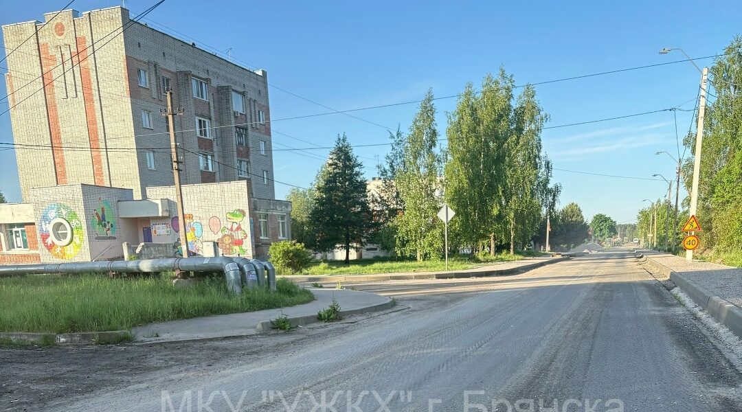 В Бежицком районе г. Брянска идет капитальный ремонт автодороги по ул. Брянской.
