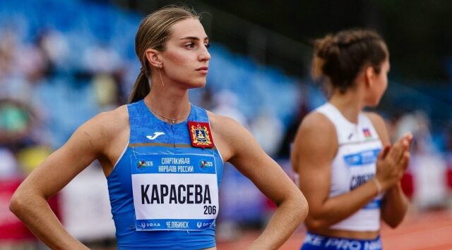 Брянская легкоатлетка Виктория Карасева завоевала бронзу на II Спартакиаде народов России