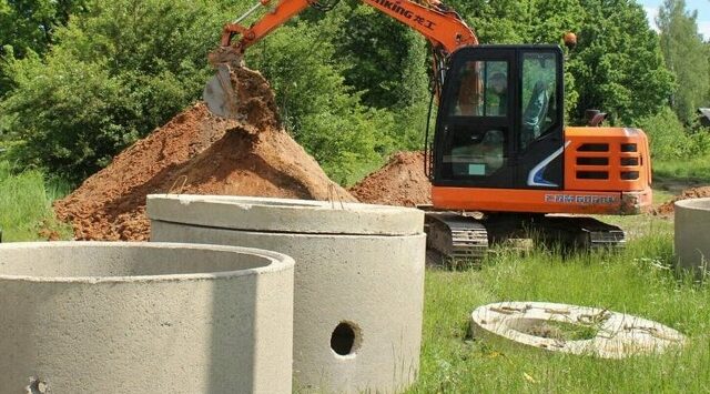 В брянской Клетне продолжается строительство водозаборного сооружения