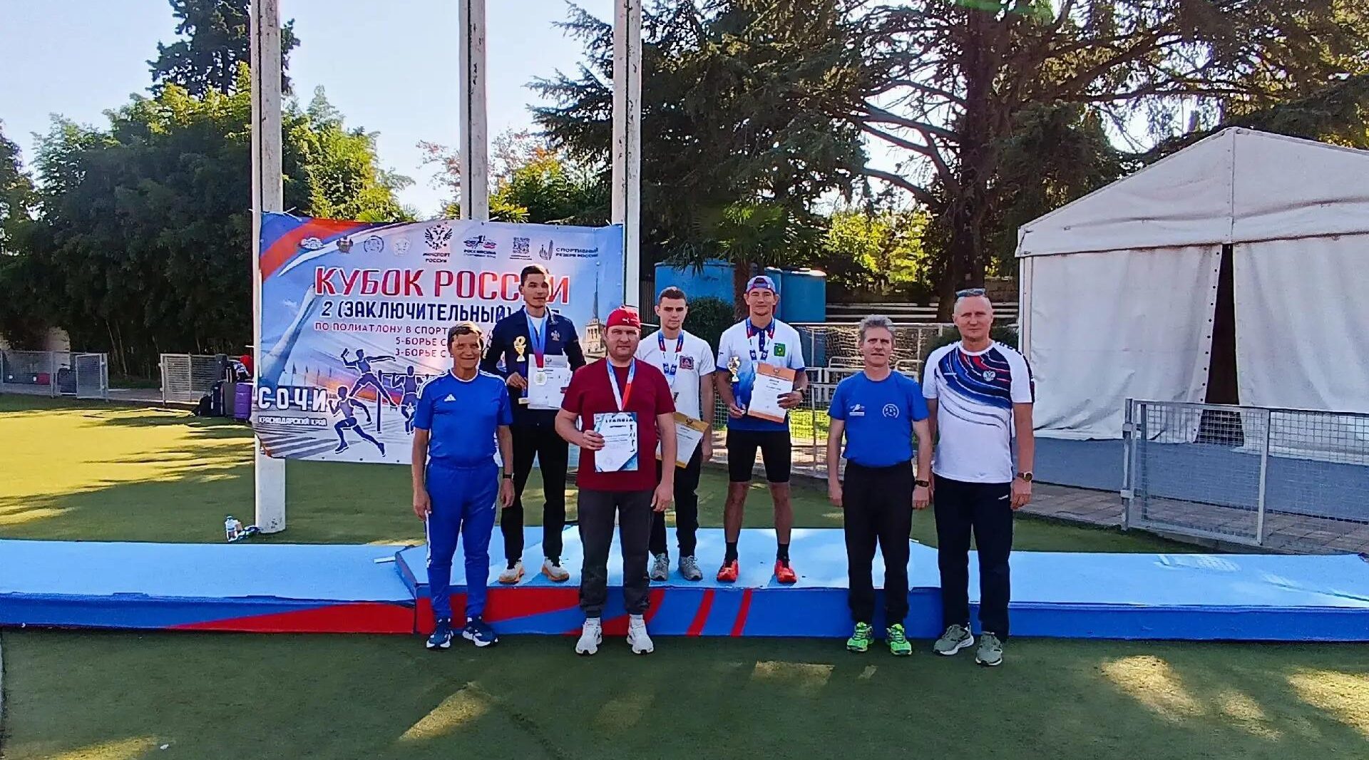 Брянские спортсмены — на пьедестале Кубка России по полиатлону!